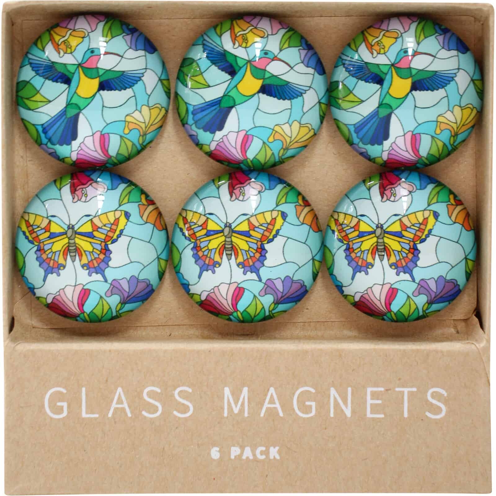 Glass Magnet Stained Glass S/6 