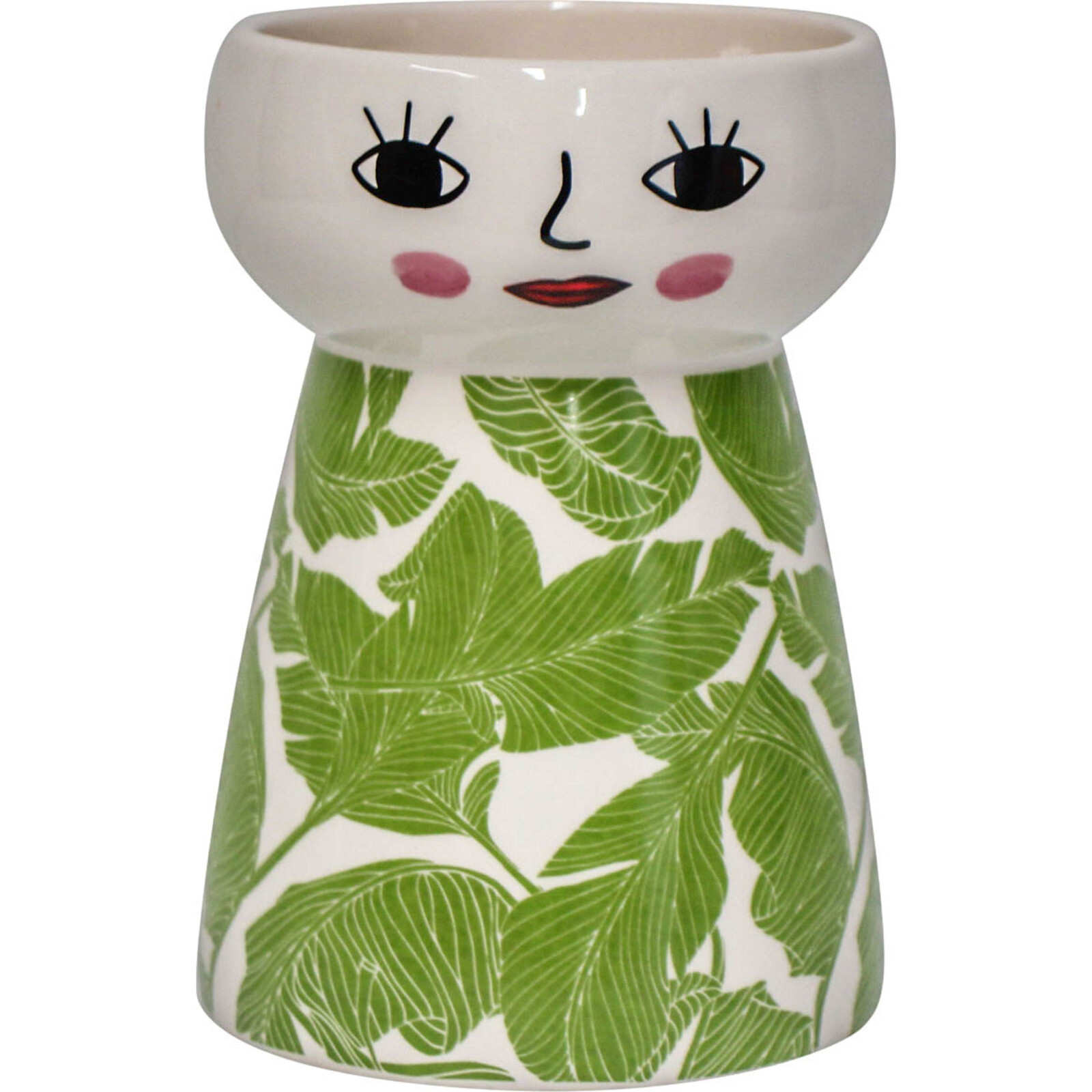Ceramic Doll Vase Tropic