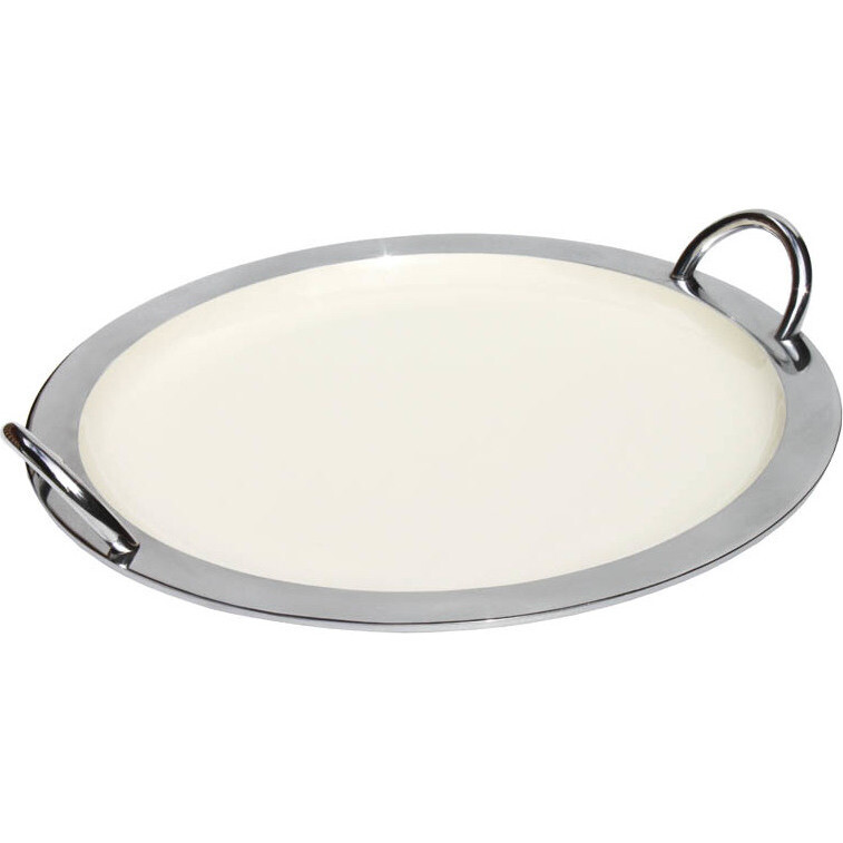 Al En Handle Tray - Round