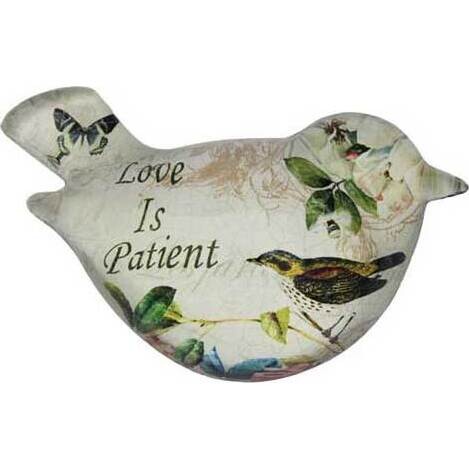 Paperweight - Bird Cream Bird