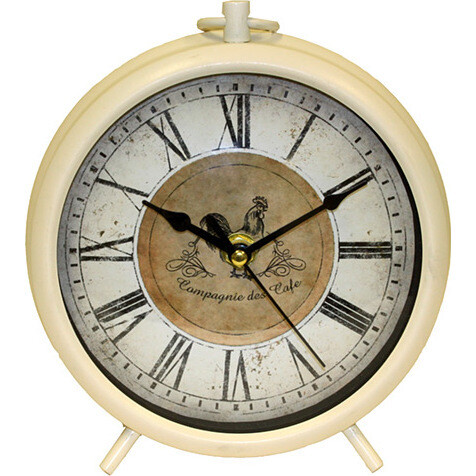 Clock - Cream Roman