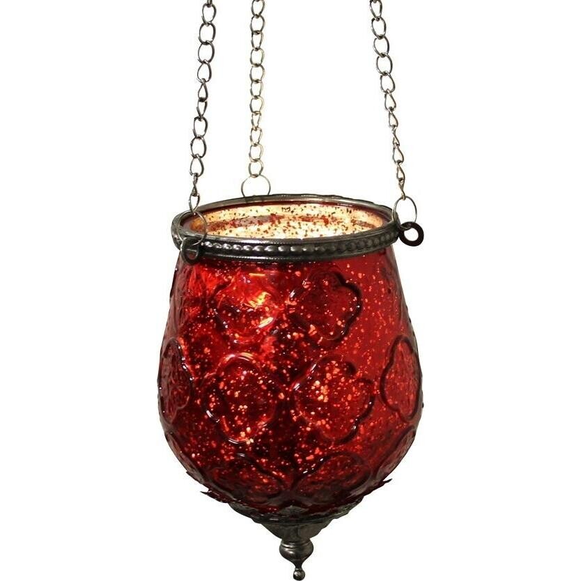 Hanging Votive Foil Ruby