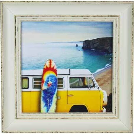 Print Yellow Combi near Beach