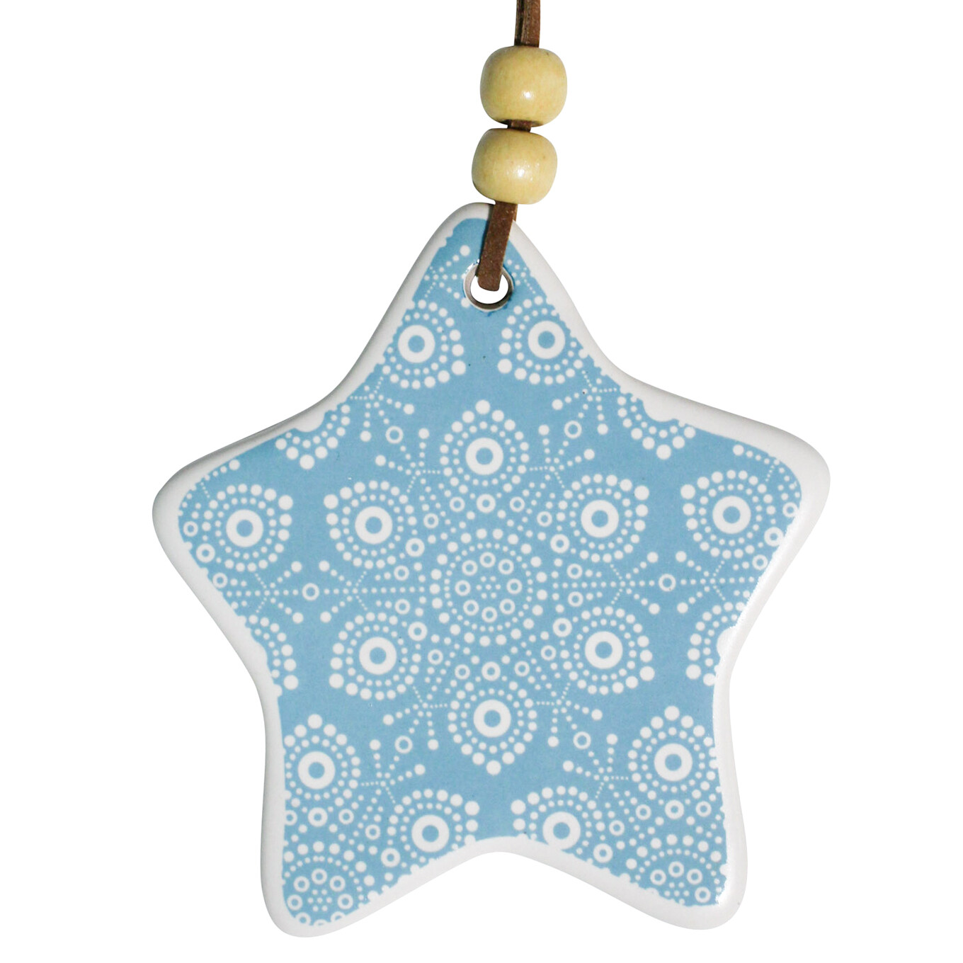 Hang Star Christmas Indigenous Aqua