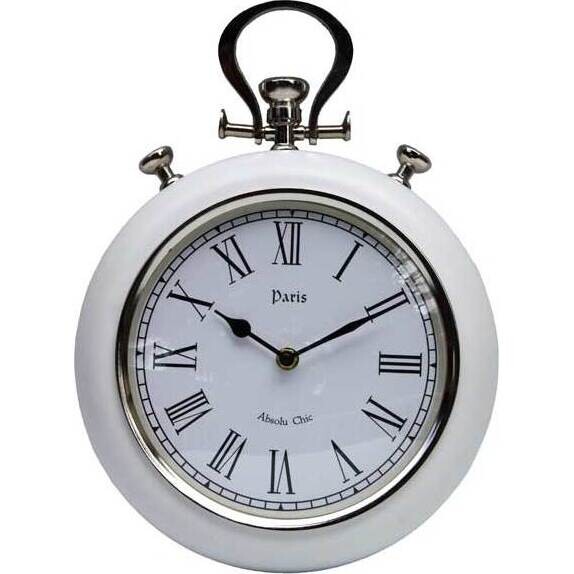 Clock FOB White Small