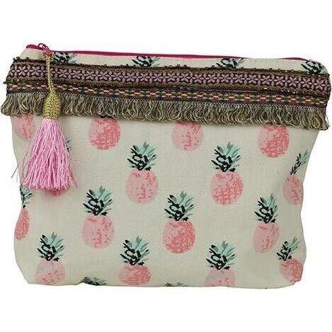 Purse Pink Pineappe Trim