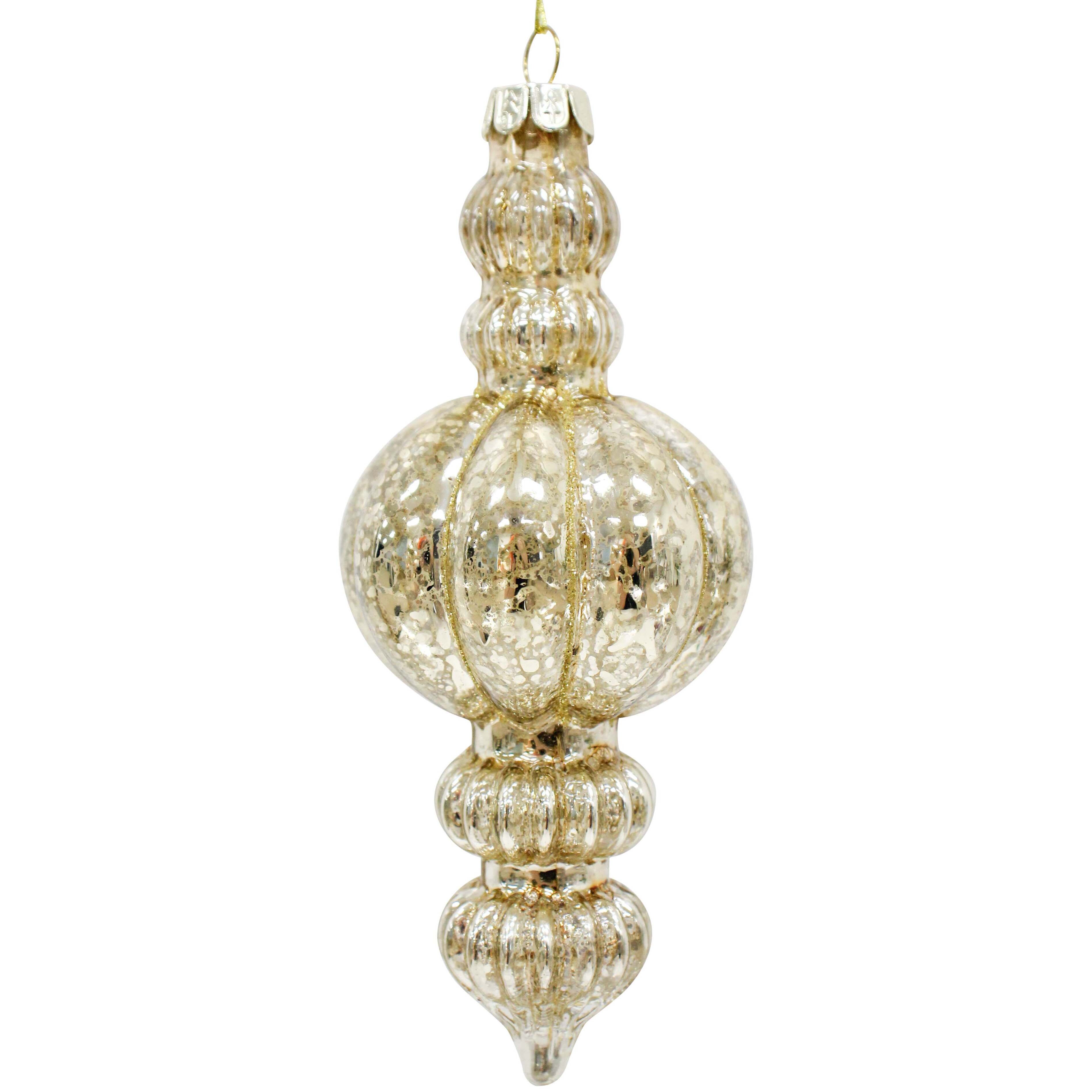 Glass Drop Ornament Gold