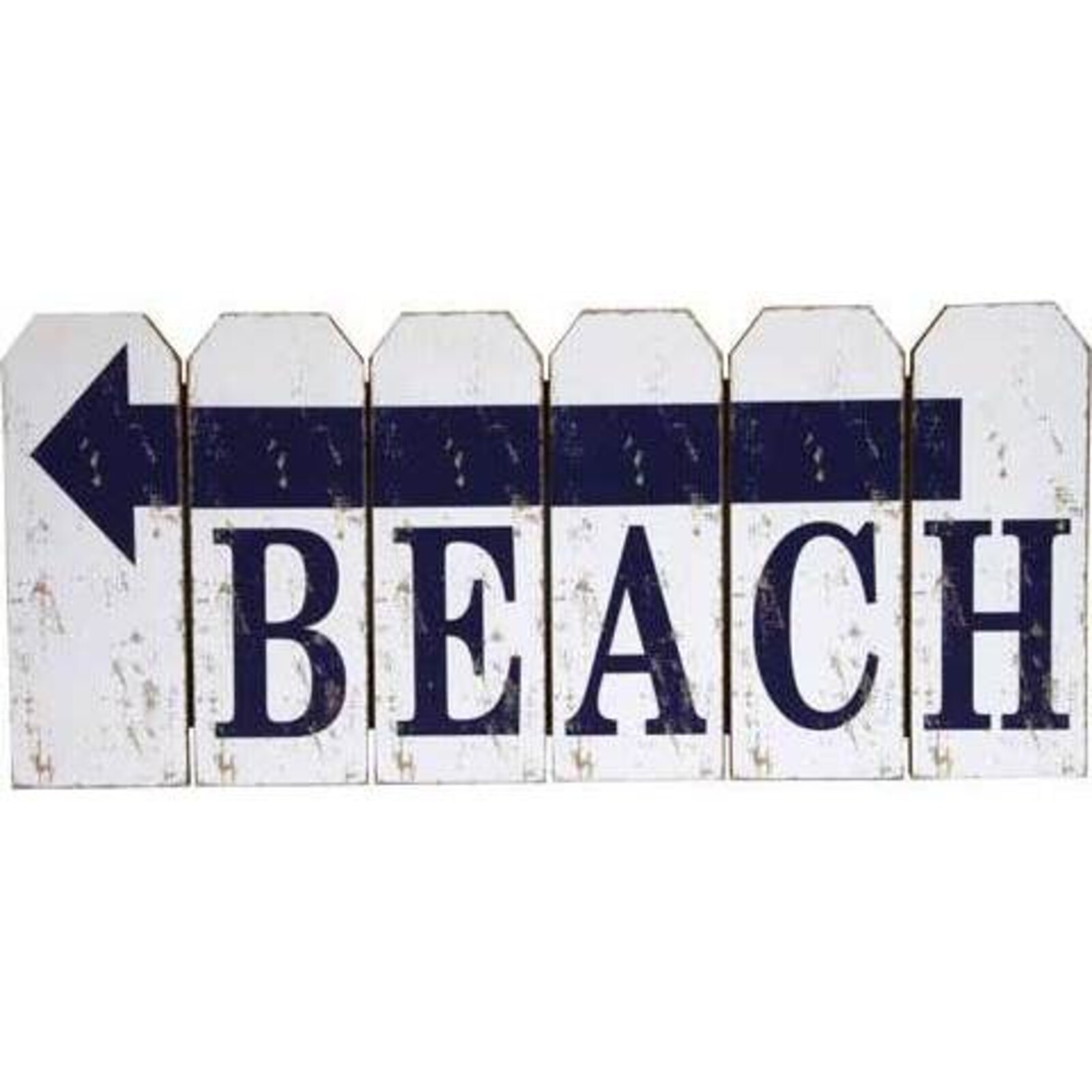 Sign Beach Fence