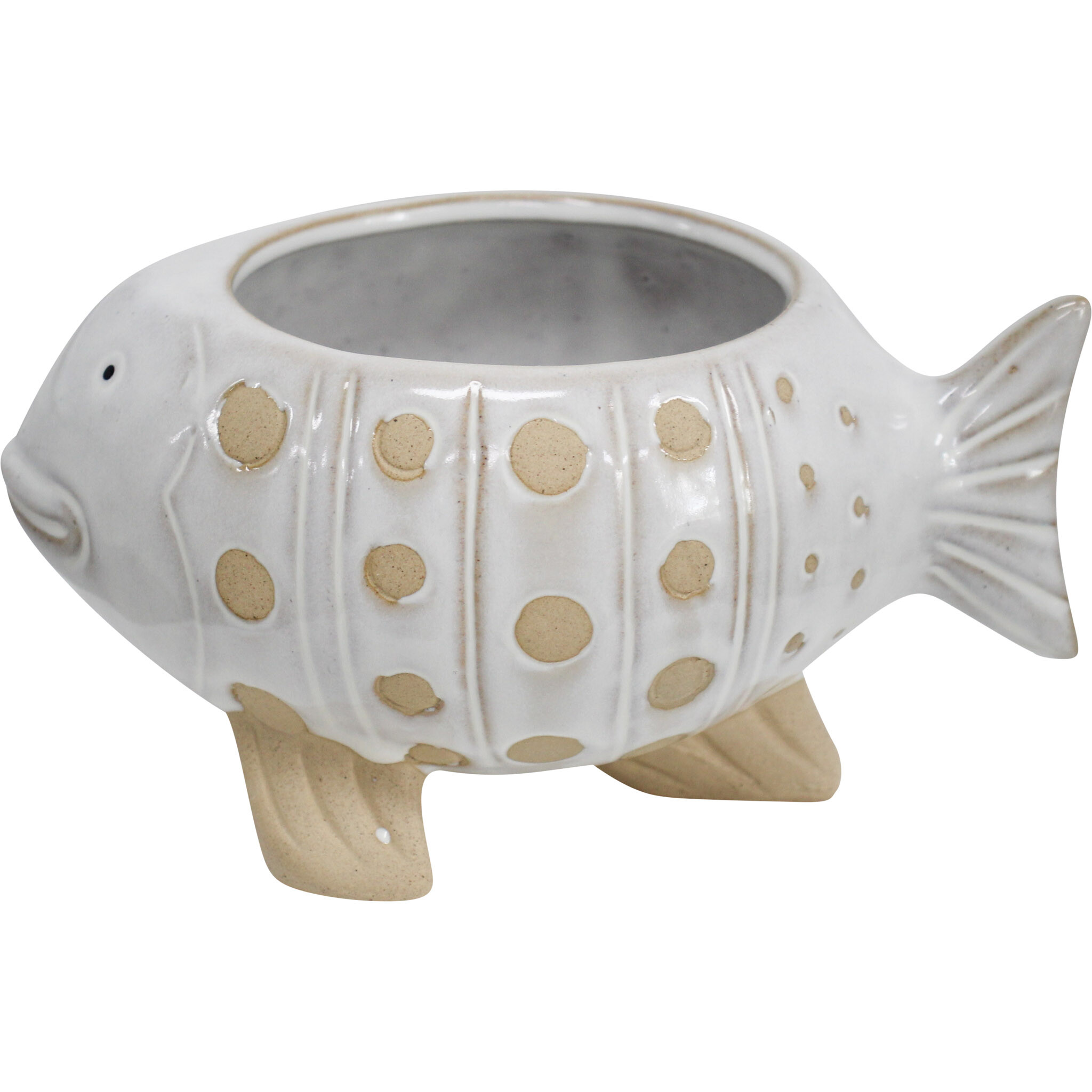 Planter Paddling Fish