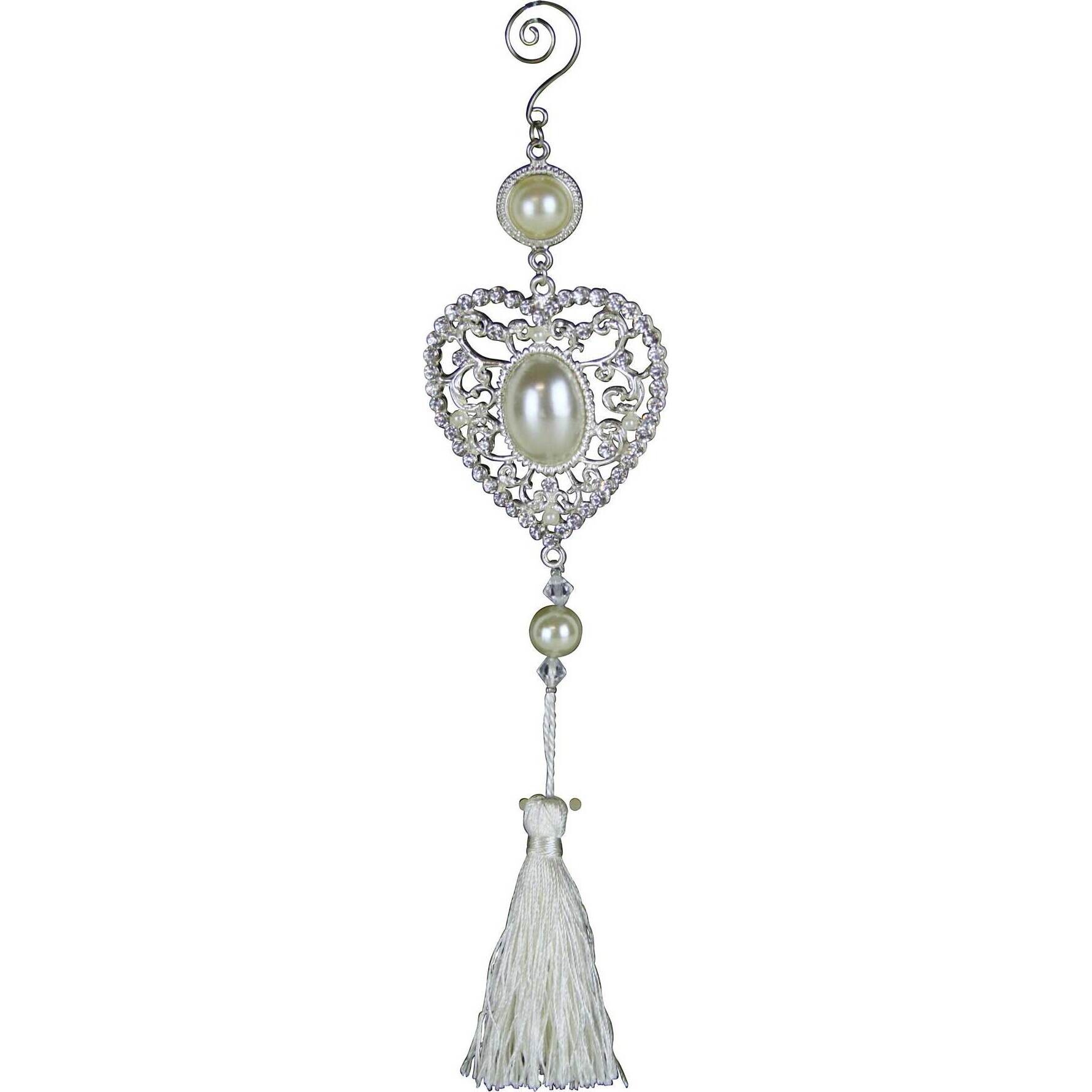 Hanging Decor Pearl Heart