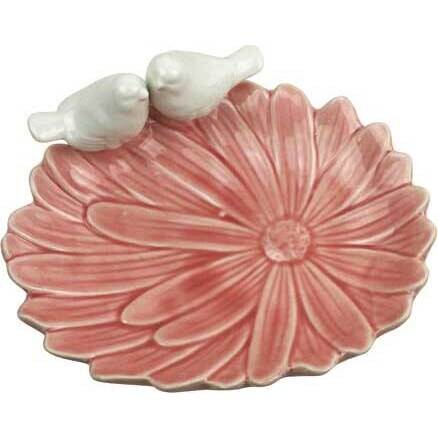 Bird Tray Pink Flower