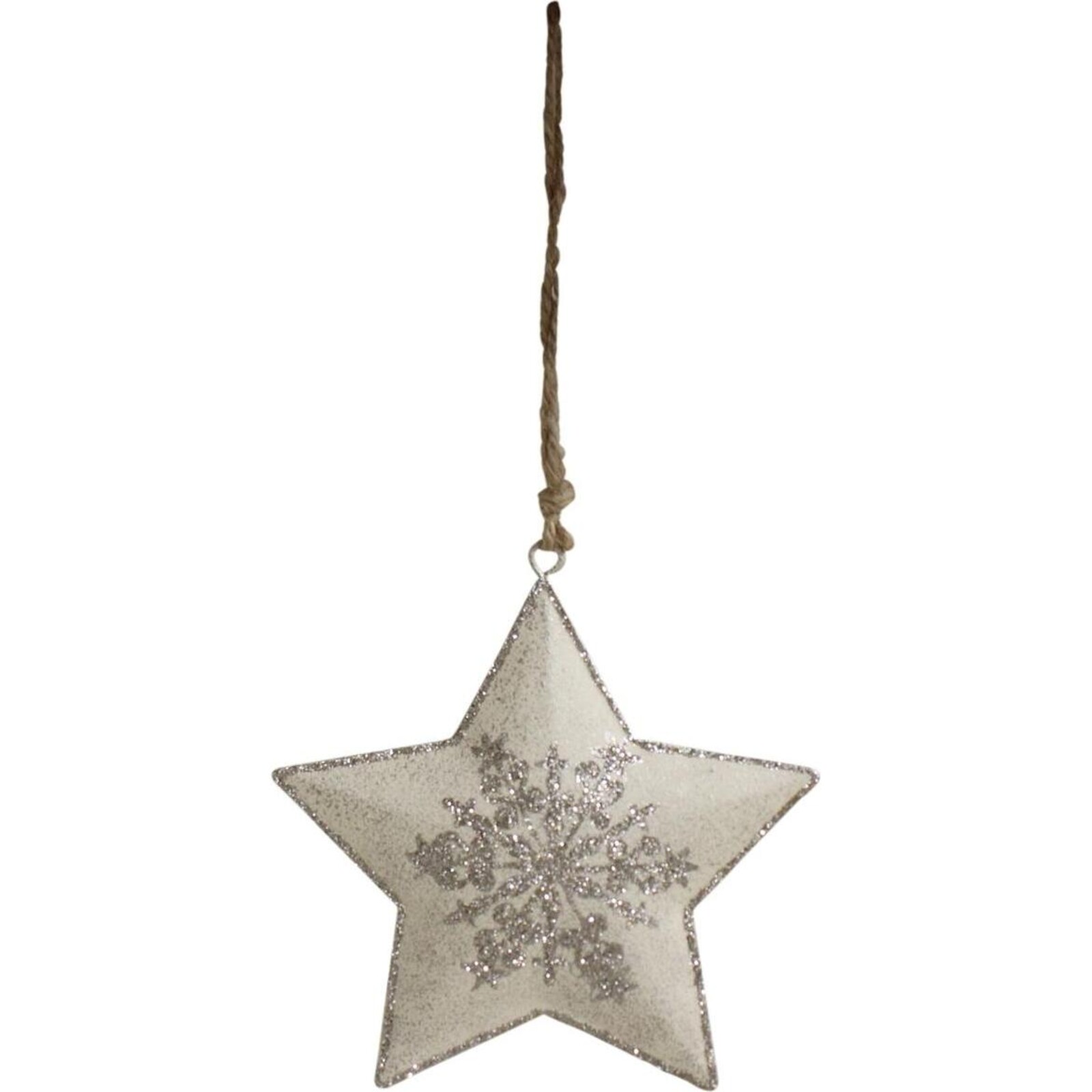 Hanging Star Silver Motif