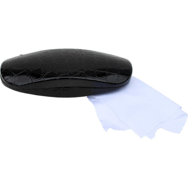 Glasses Case - Black Alligator