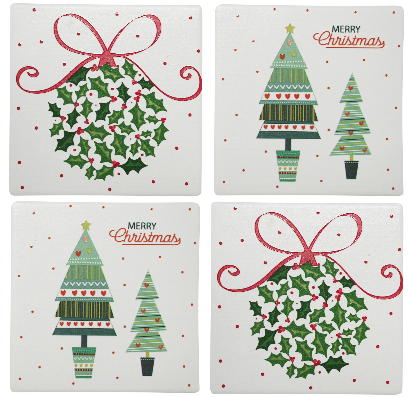 Coasters Christmas Trees