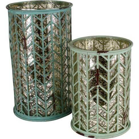 Candleholder Mercury Chevron Small