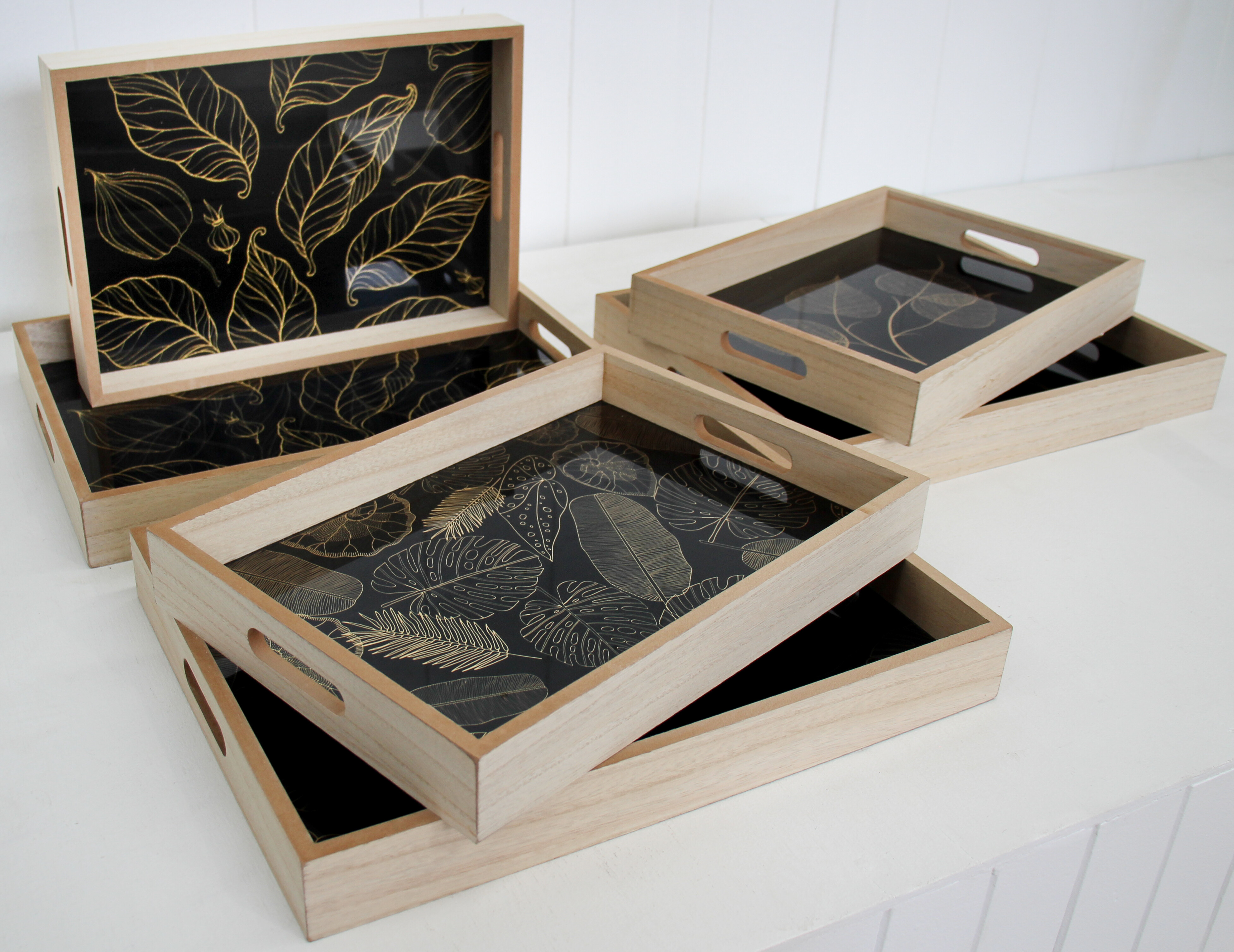 Tray S/2 Jungle Leaves