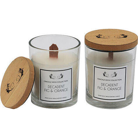 Candle Crackle Wick Decadent Fig & Orange