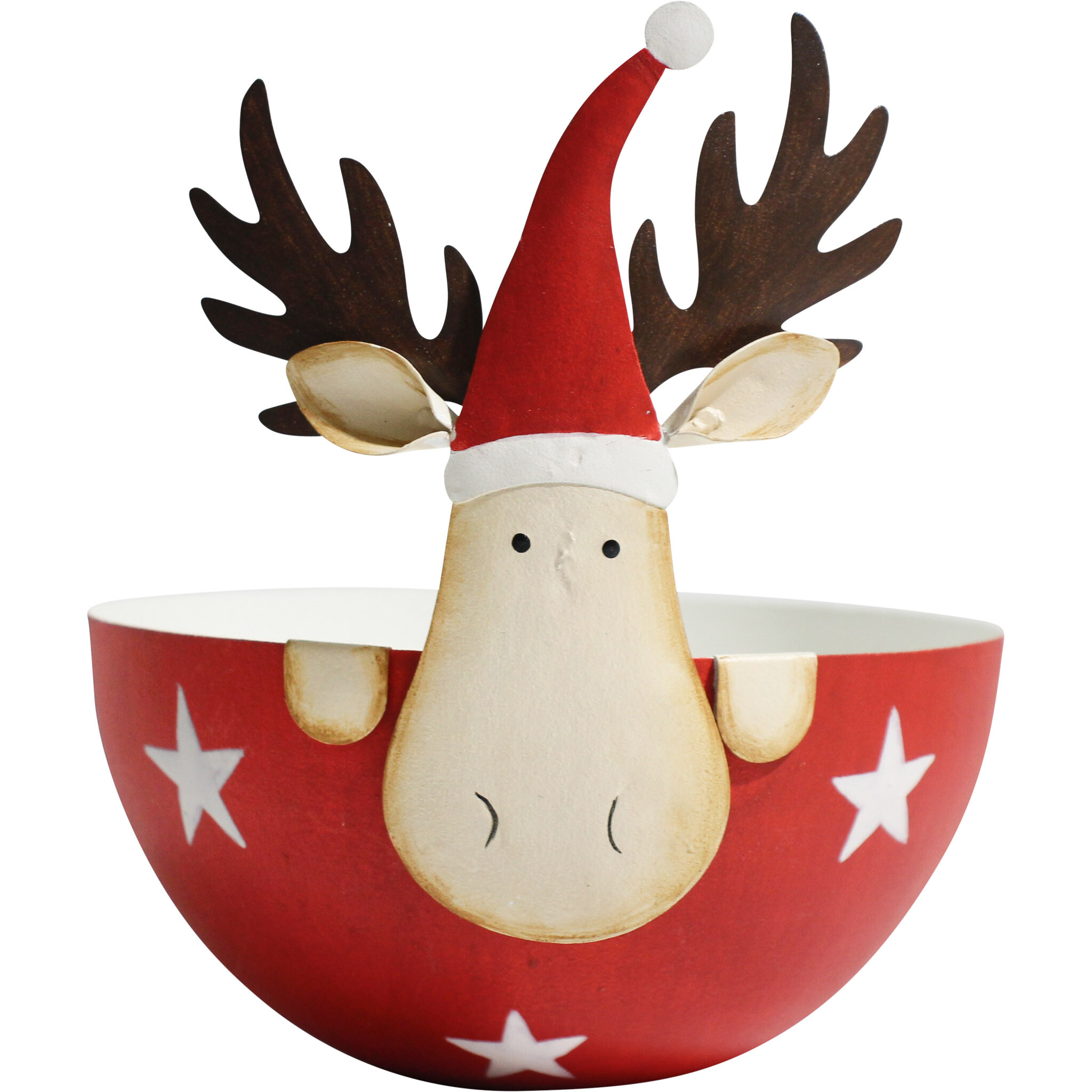 Bowl Red Reindeer