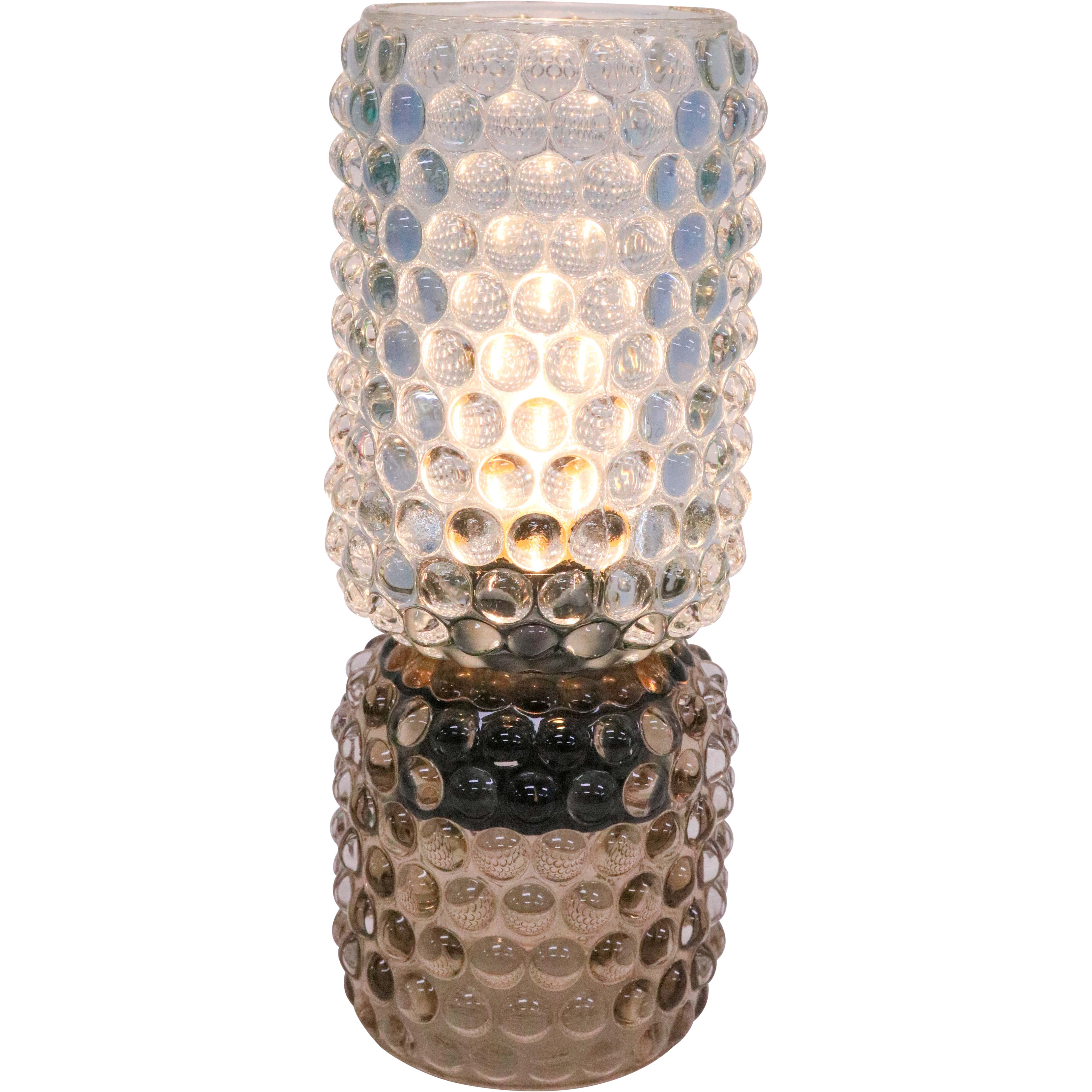 LED Glass Lamp Amber/Blue