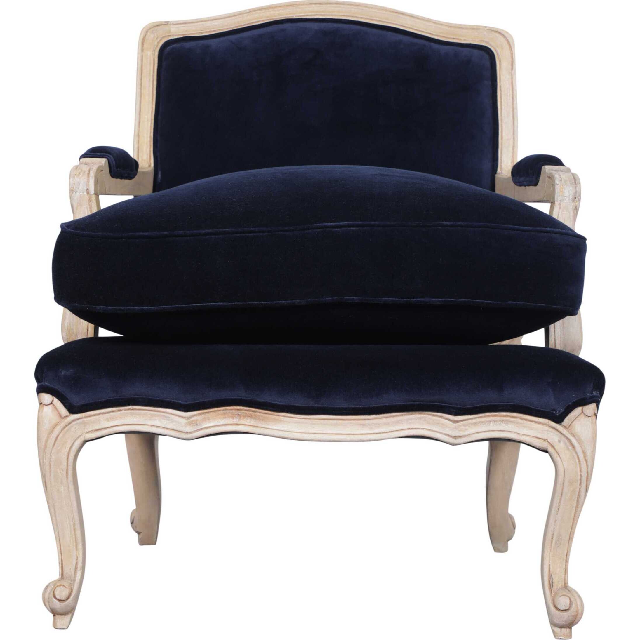 Chair Velvet Indigo