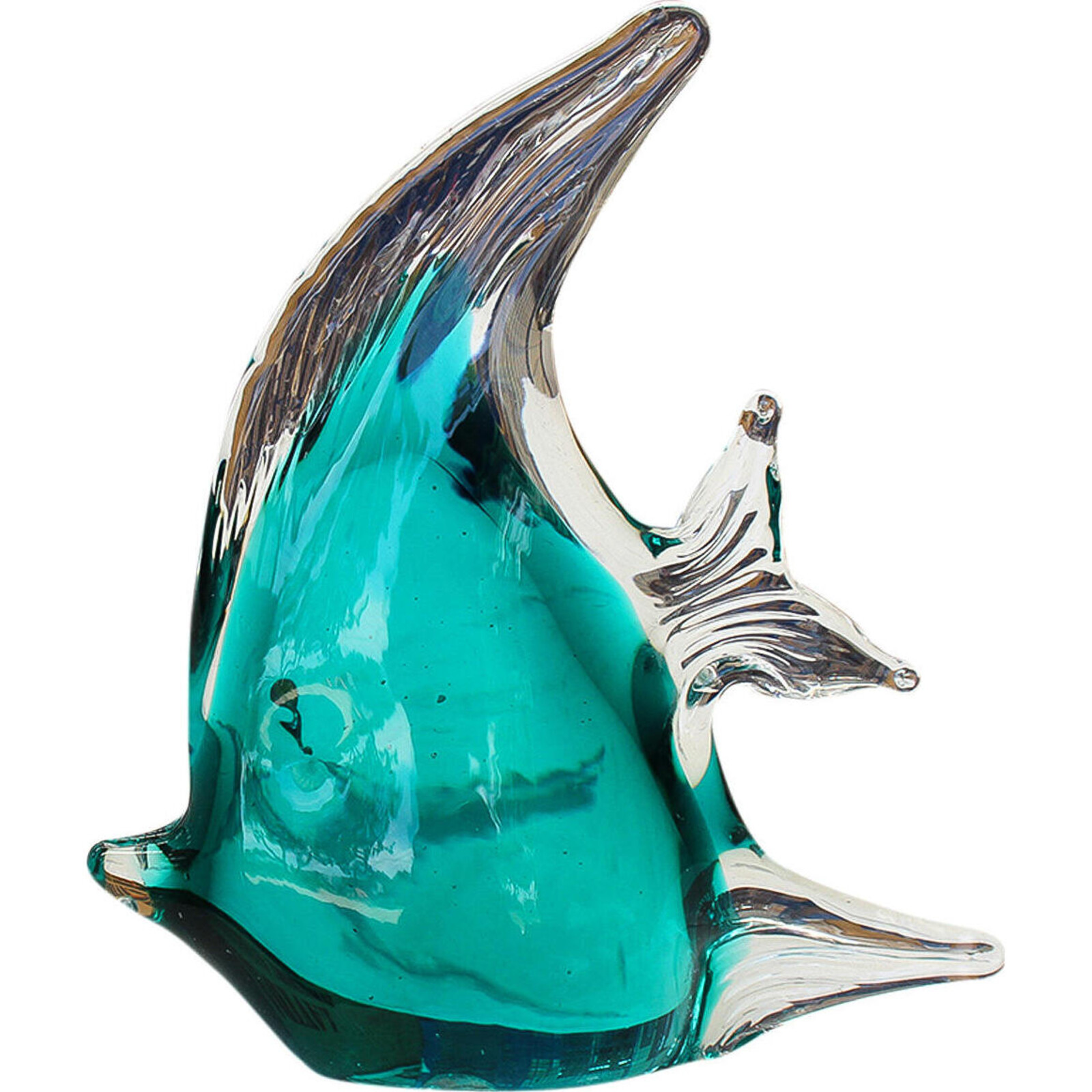 Paperweight Angel Fish Teal