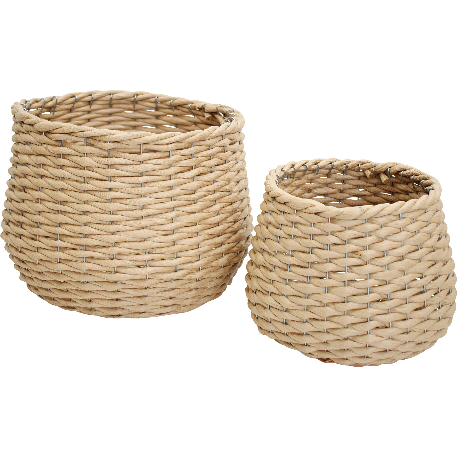 Planters S/2 Woven Ivy