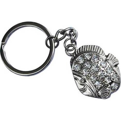 Keyring Diamonte Fish