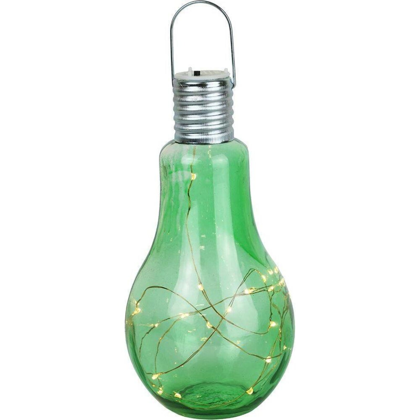 Hanging Light Bulb Green Lg
