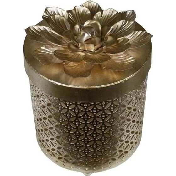 Metal Tin Fleur Large