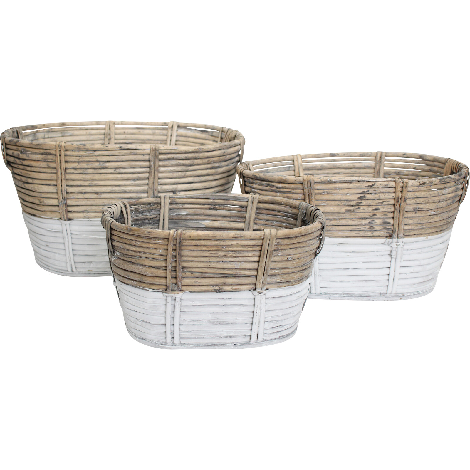 Planter S/3 Oval Willow