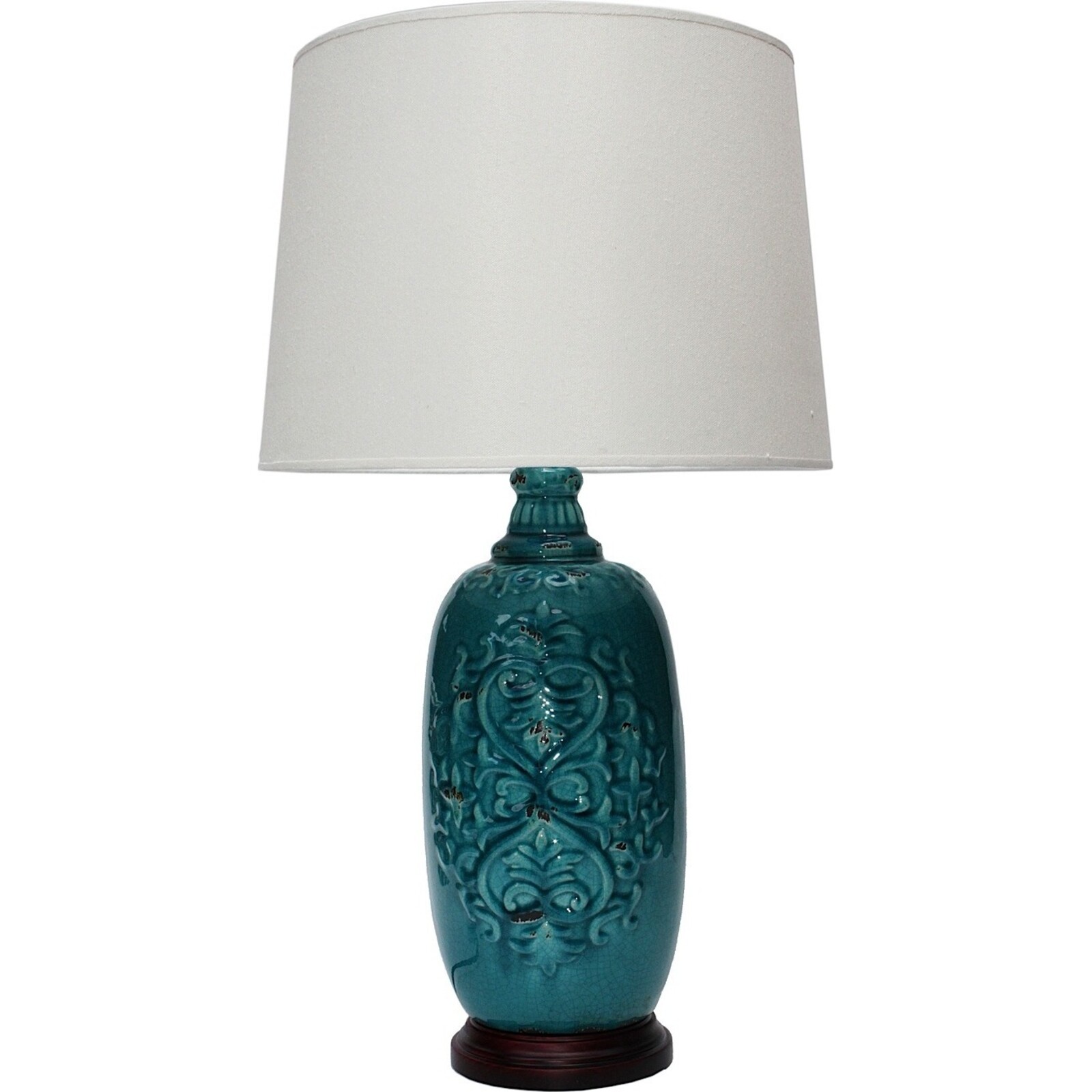 Table Lamp - Turquoise Motif