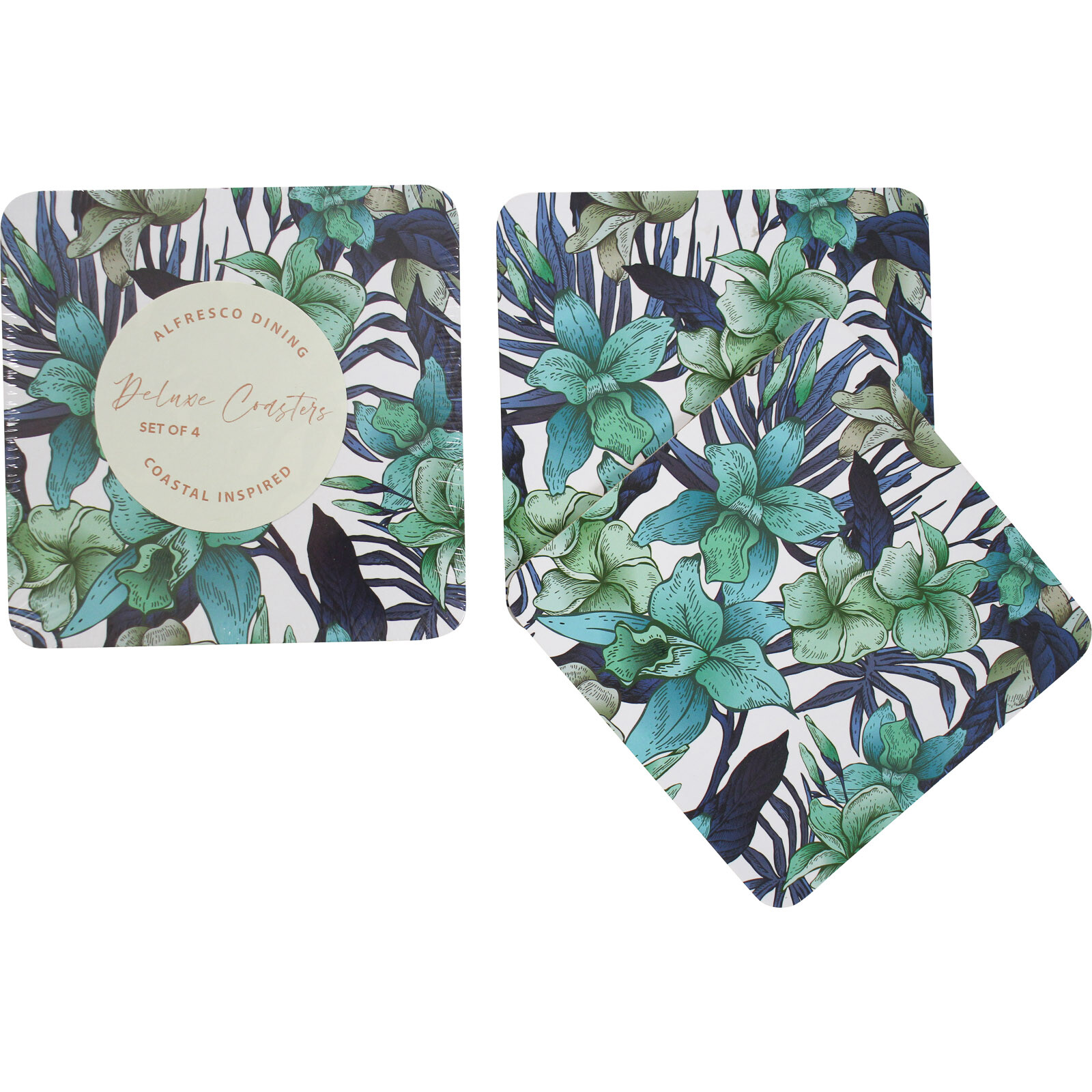 Coaster Tropical Orchid S/4