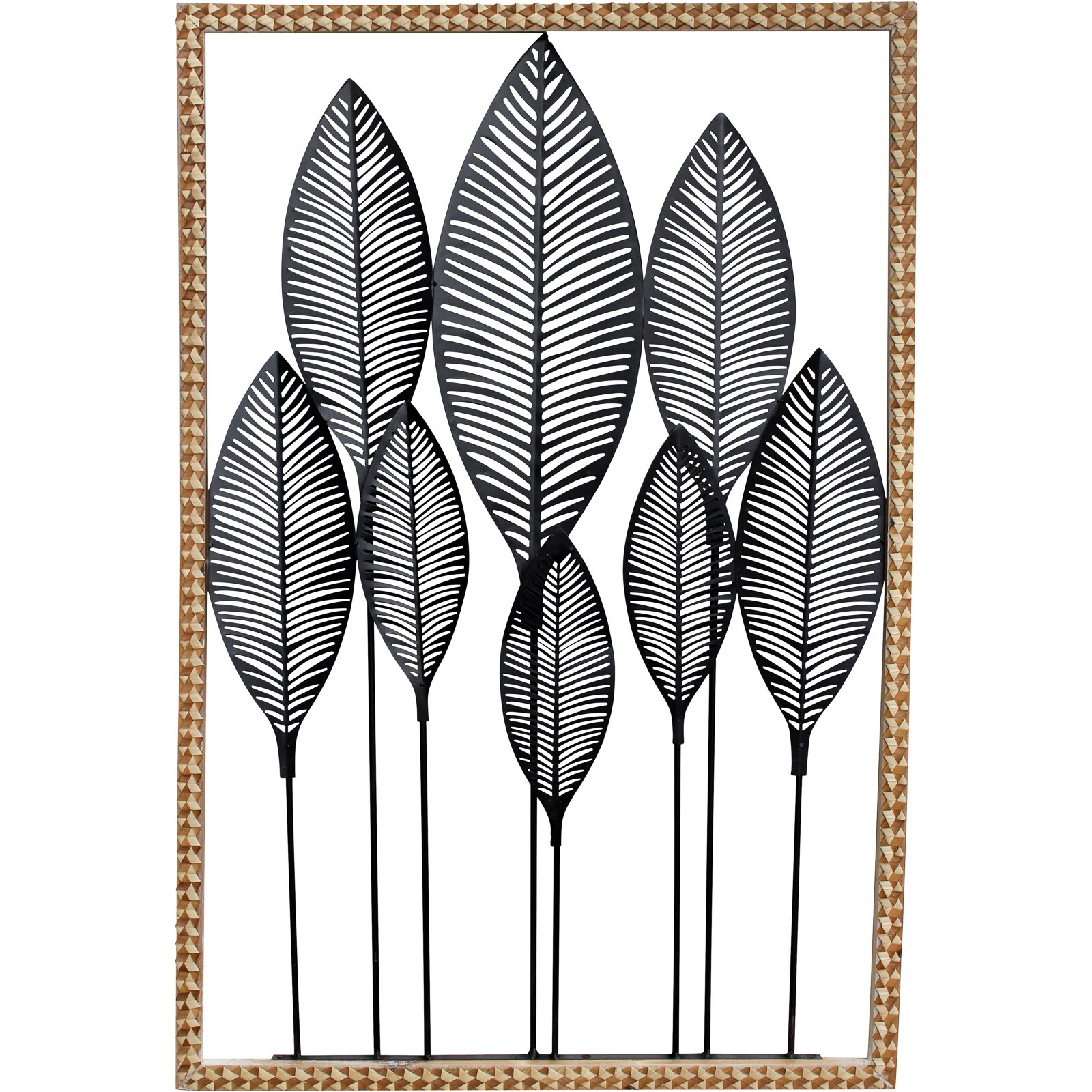 Metal Leaves Wall Art