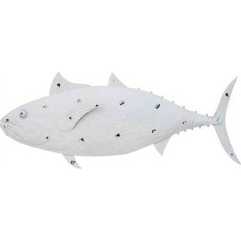 Wall Decor Pesci  - White Lrg