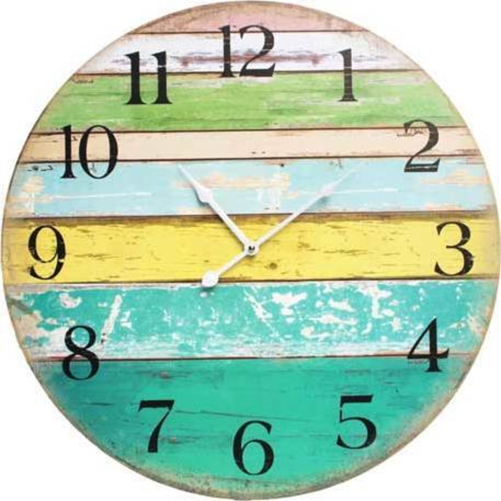 Clock Coloured Boards 58cm
