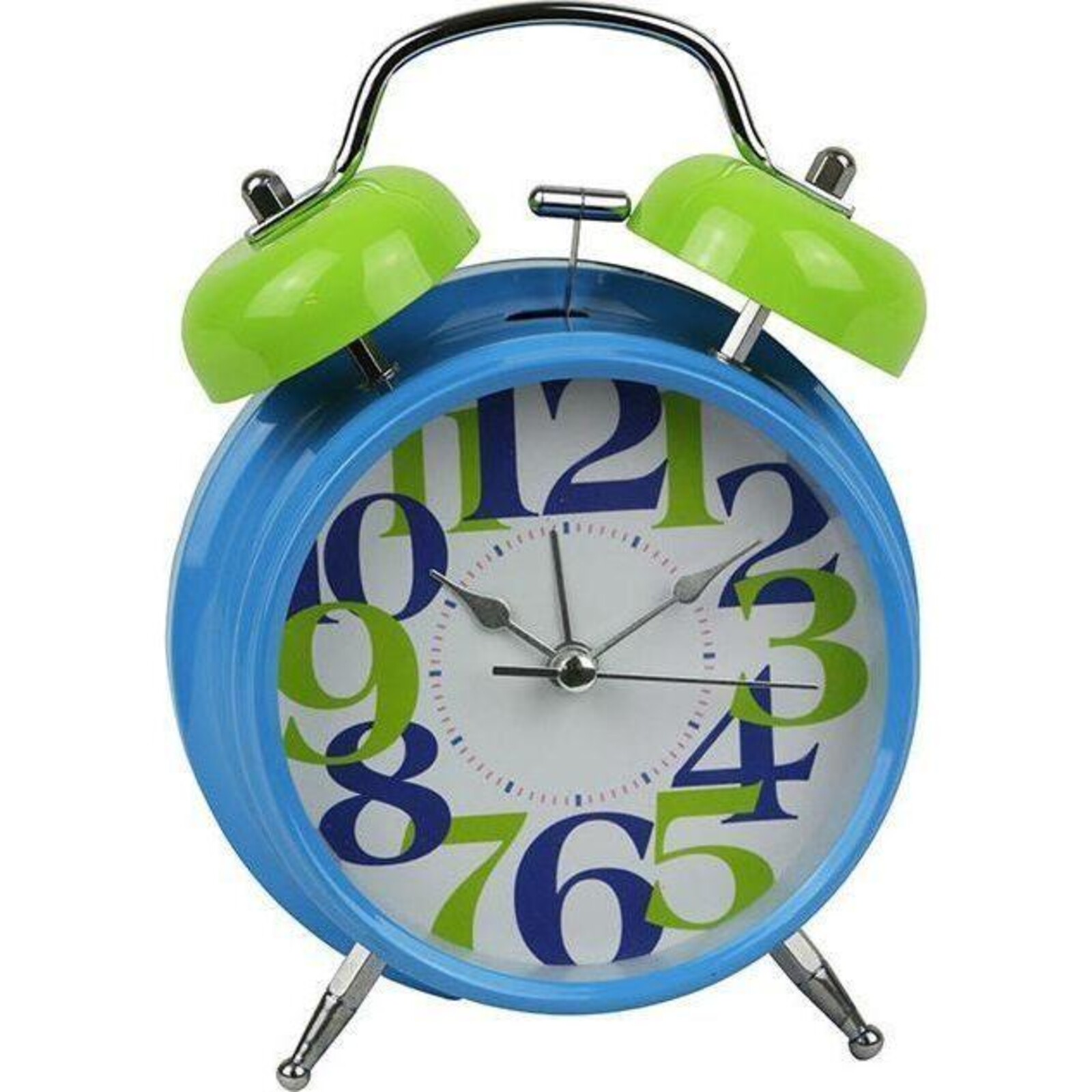 Alarm Clock BlueGreen Bold