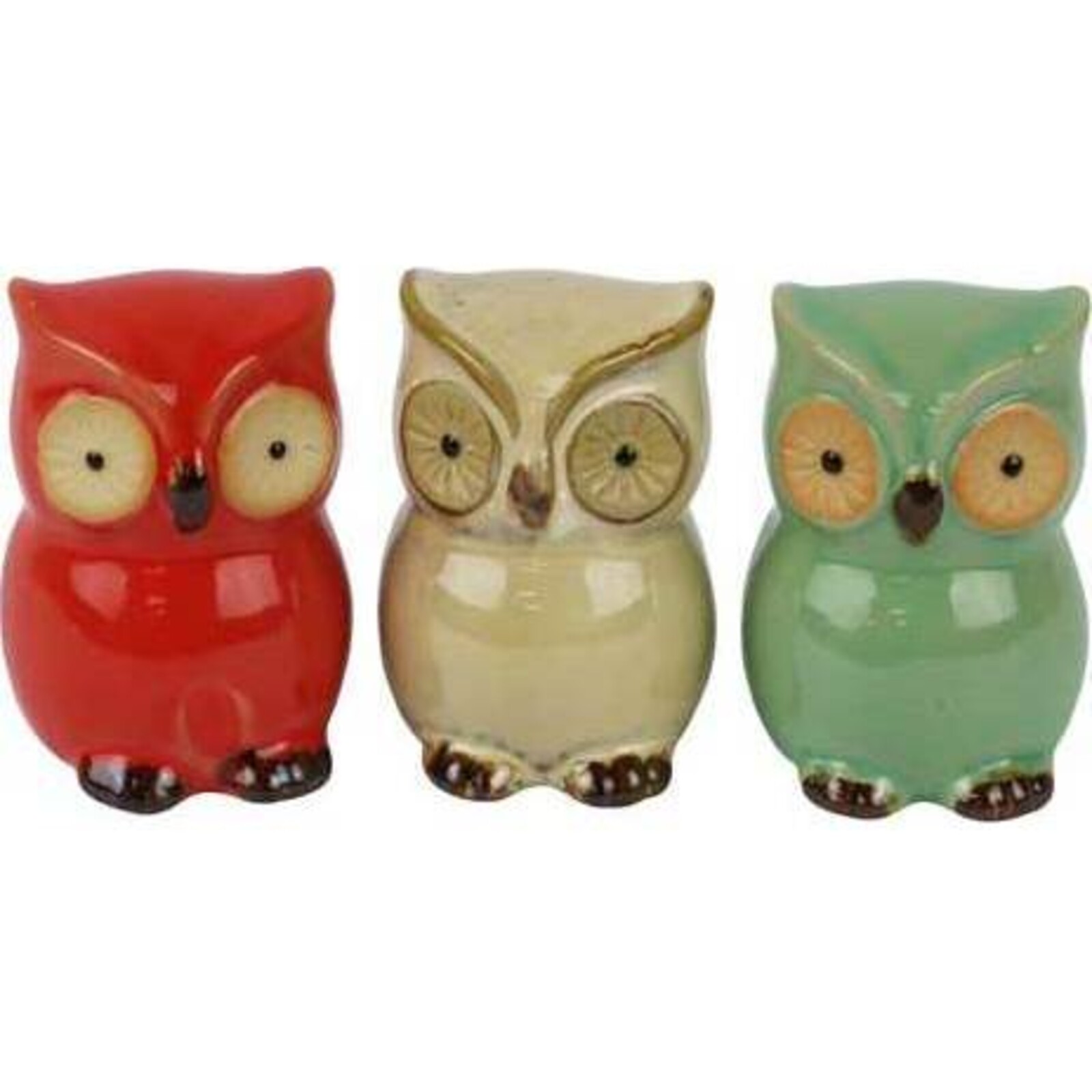 Mini Owls Colour S/3