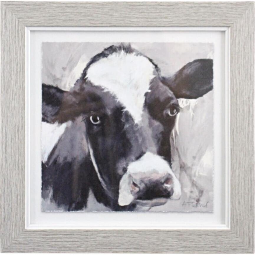 Framed Daisy Cow