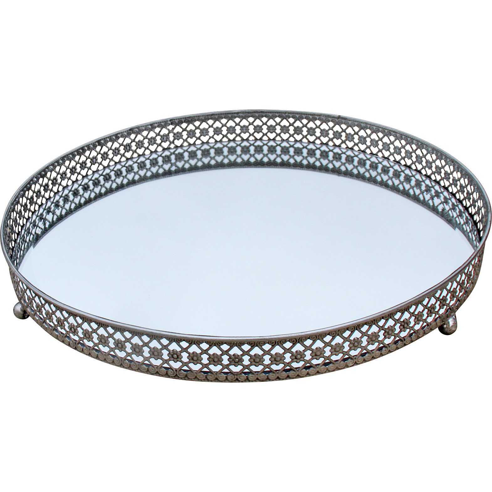 Mirror Tray Royale Rnd