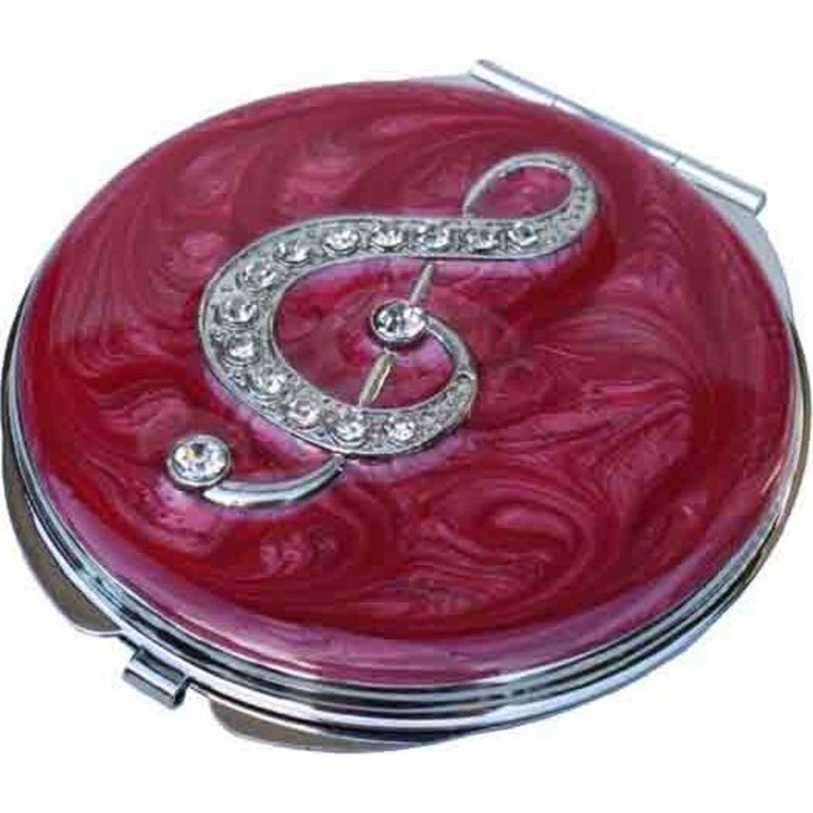 Mirror Compact Hot Pink Cleft