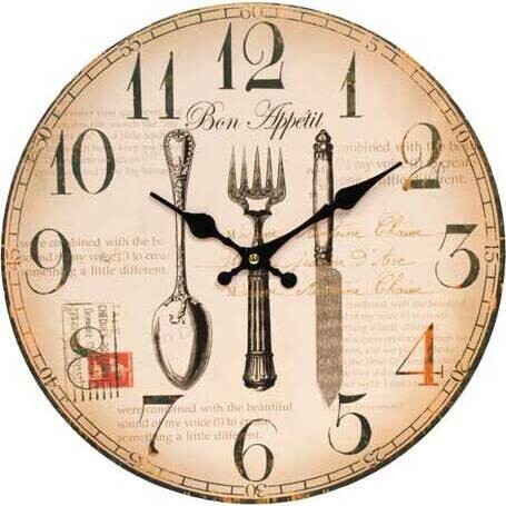 Clock - Script Cutlery