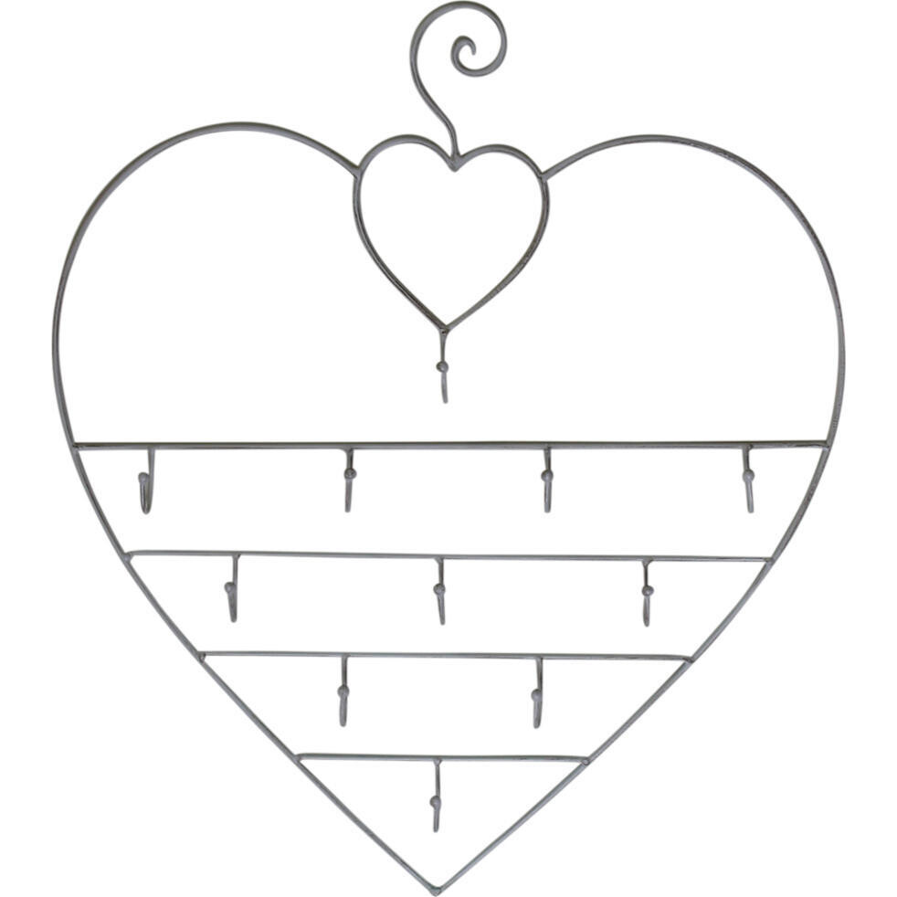 Hanging Jewellery Holder Heart