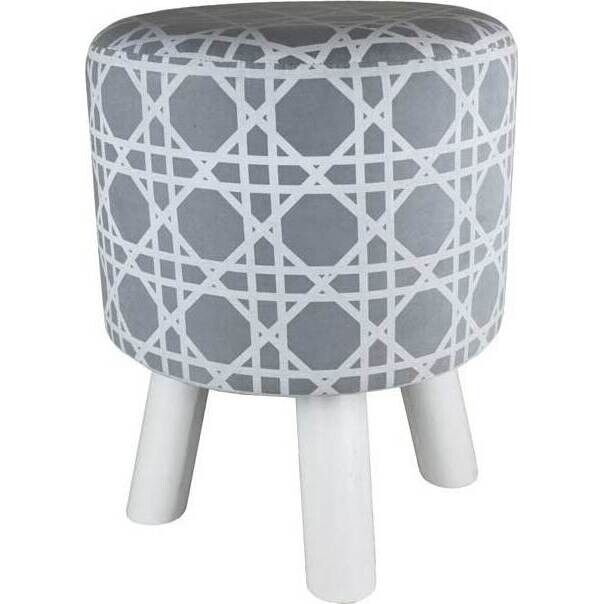 Stool Lattice Grey