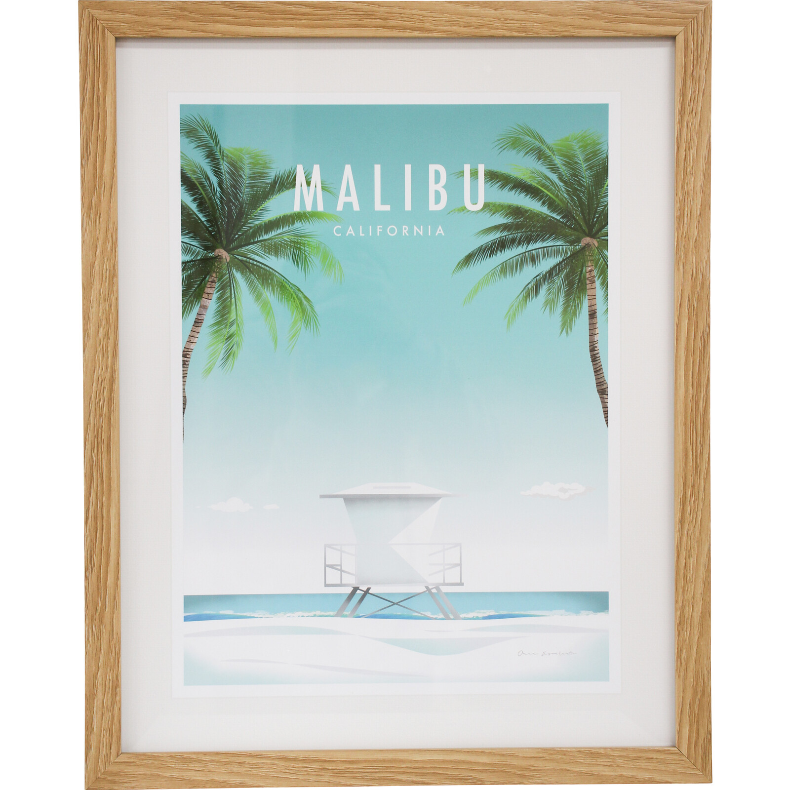 Framed Print Malibu