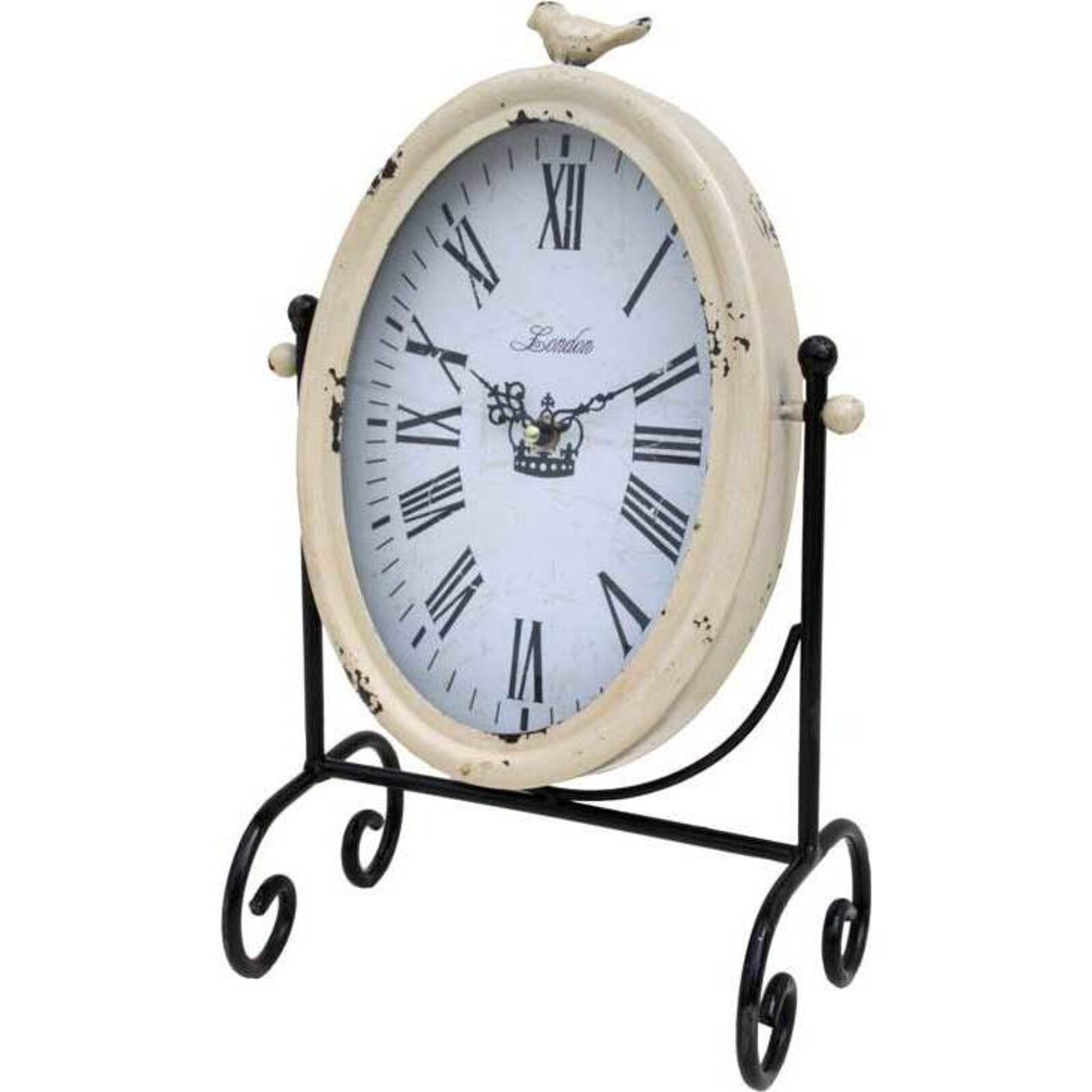 Clock Oval Oiseau