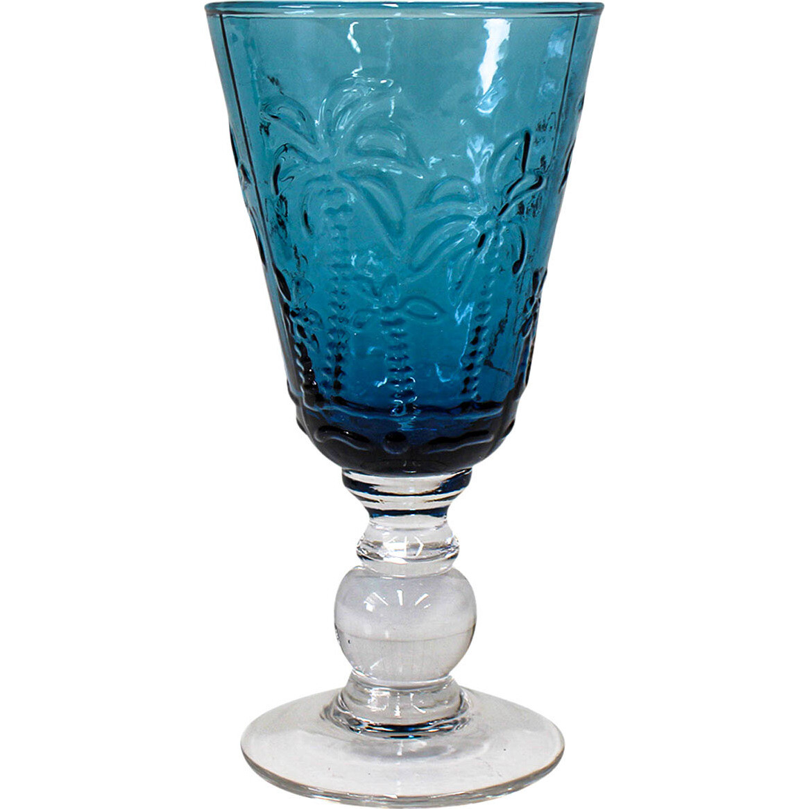 Wine Glass Palm Sapphire