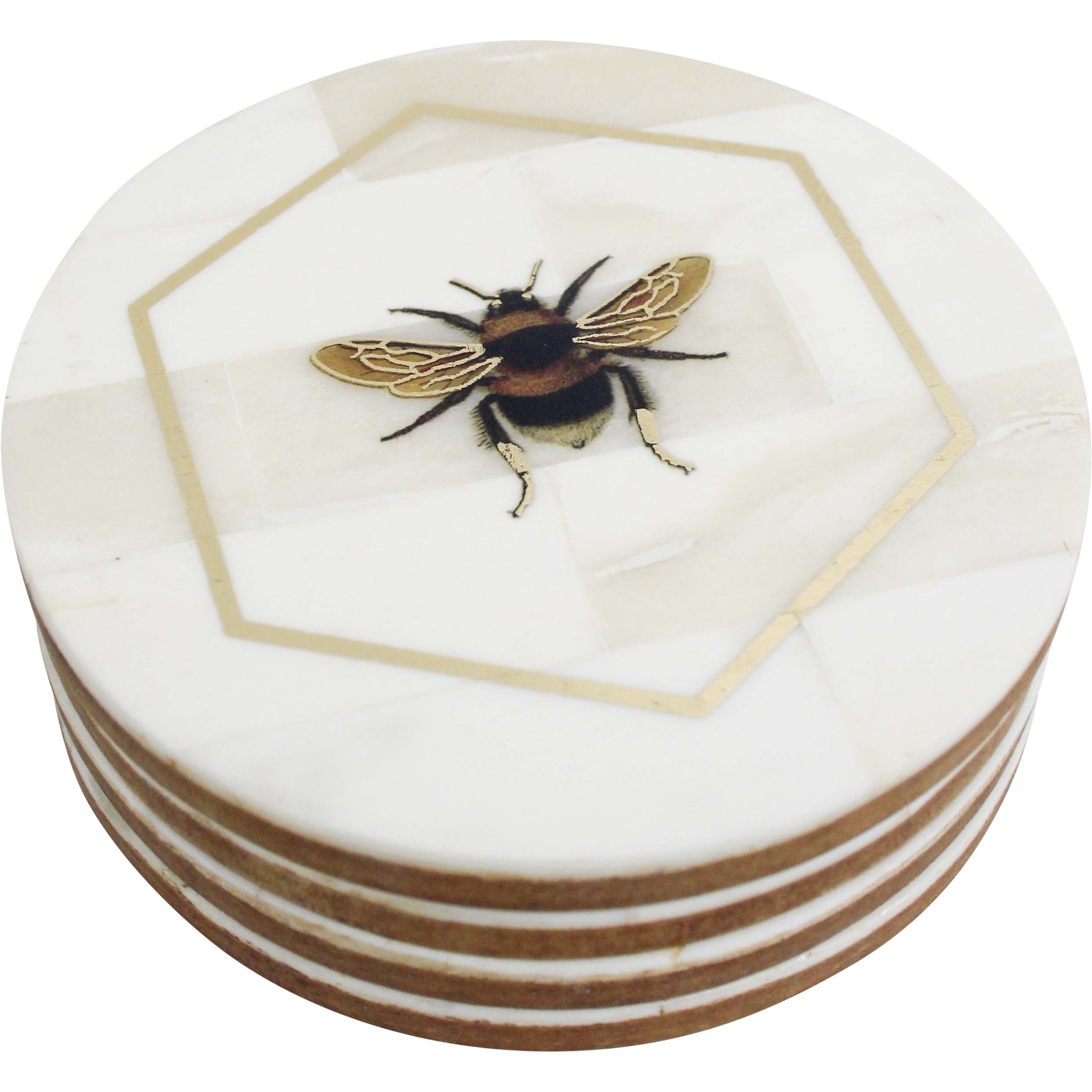 Coasters S/4 Bee