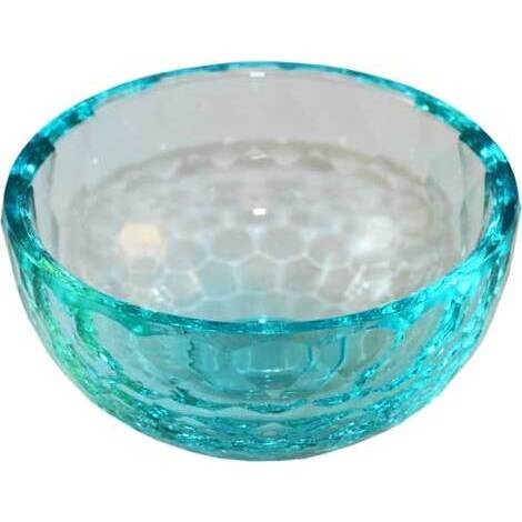 Cristal Bowl Votive - Aqua