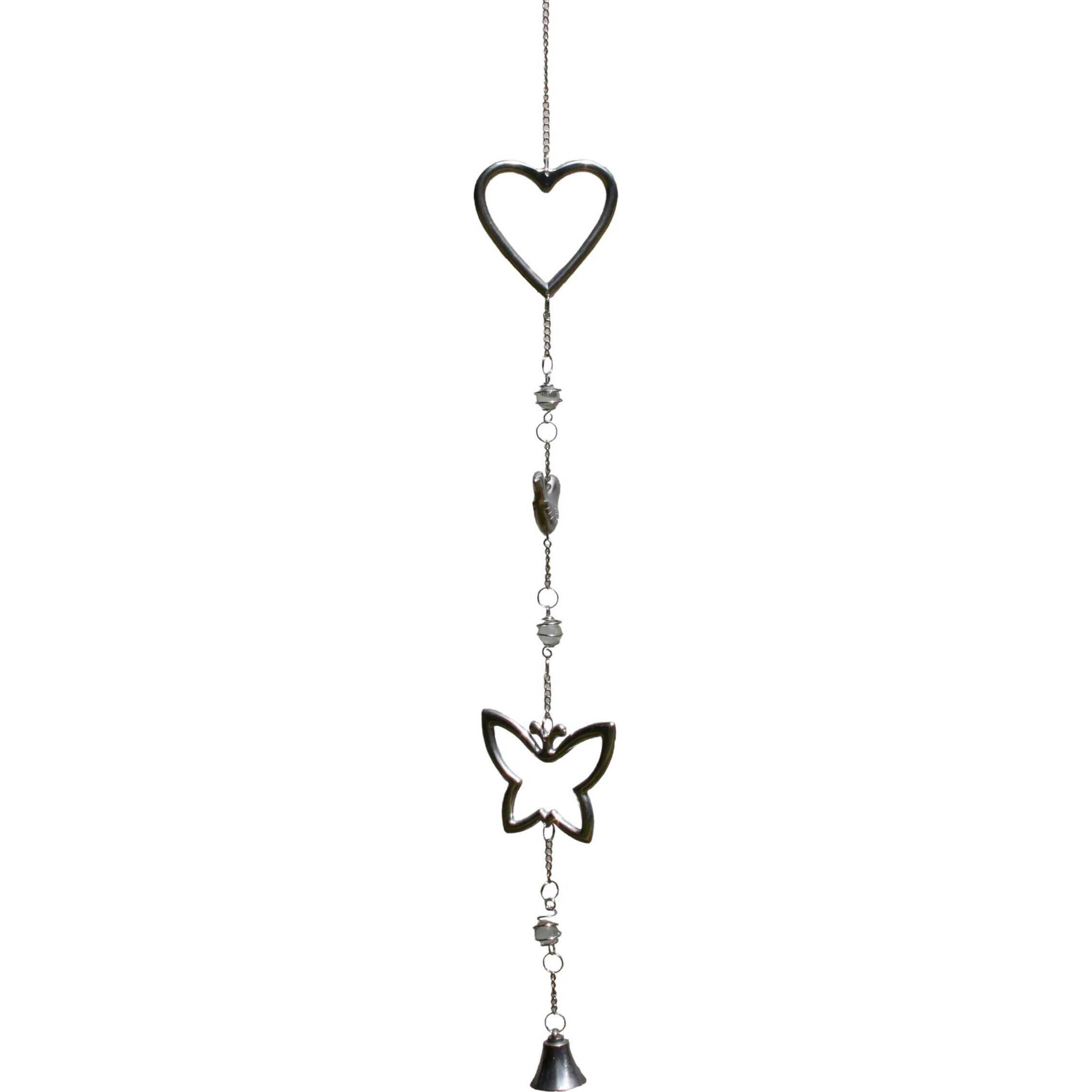 Hanging C/holder Etain Heart