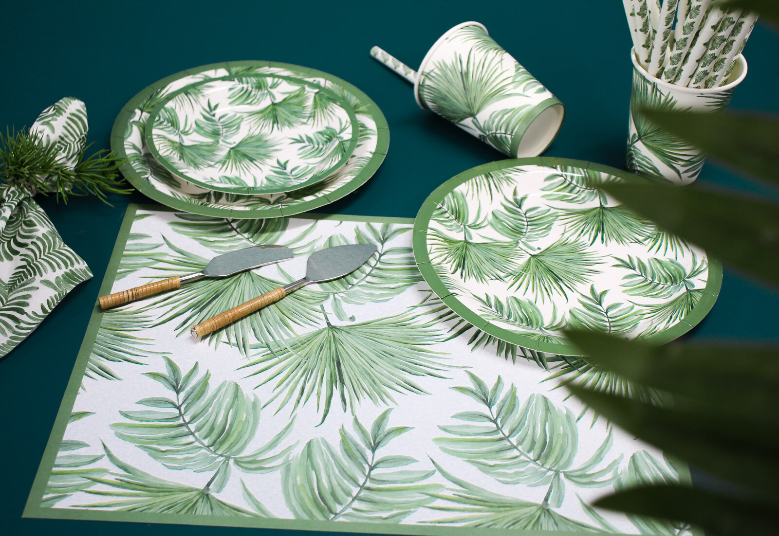 Paper Placemat Set/20 Tropic